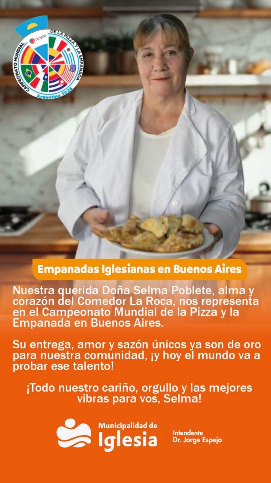 De Iglesia al Mundial de la Pizza y la Empanada