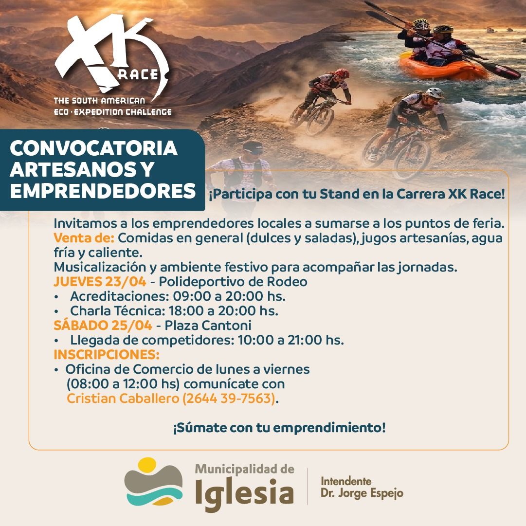 CONVOCATORIA A ARTESANOS Y EMPRENDEDORES 
