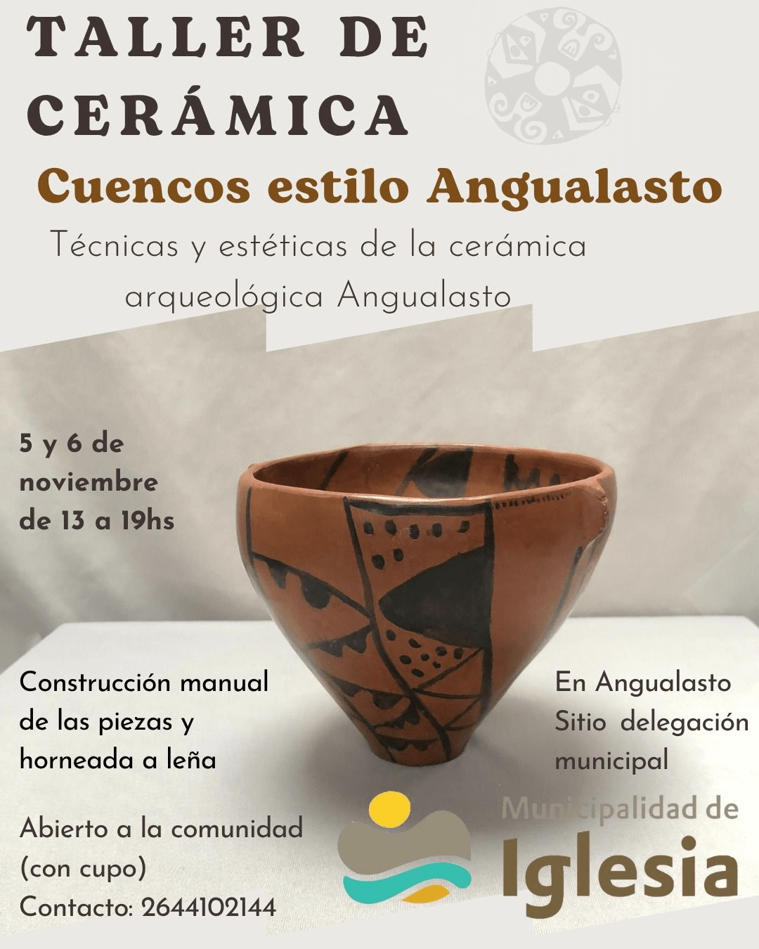 Taller de Cerámica “Cuencos estilo Angualasto”