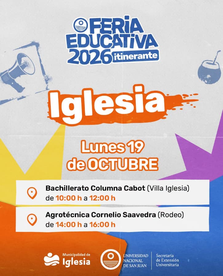  ¡La Feria Educativa llega a Iglesia!