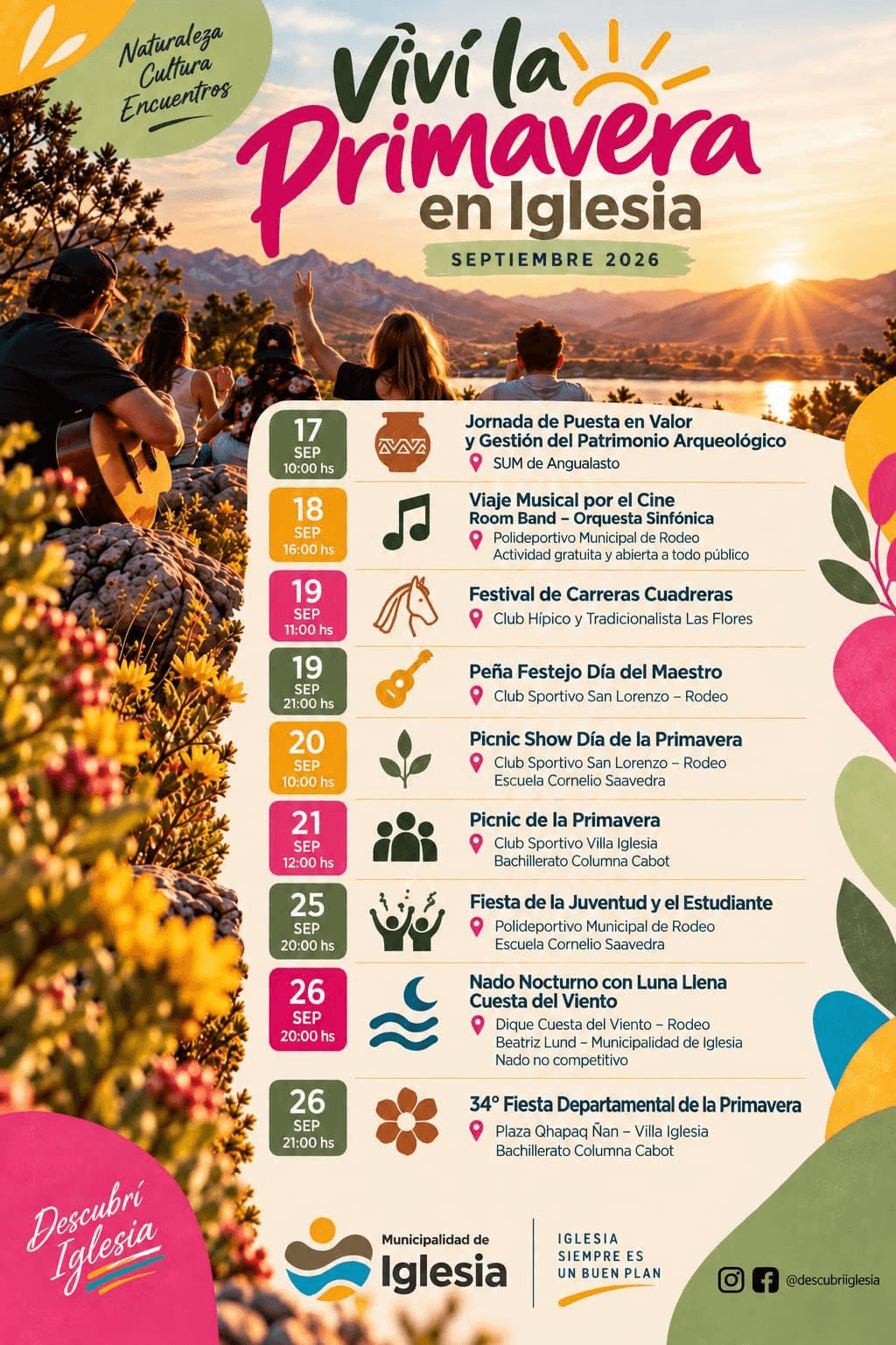 Viví la primavera en Iglesia